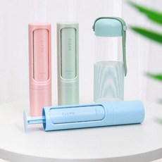 가정용 애완고양이 코트 보풀 옷솔 실리콘 브러쉬, 핑크