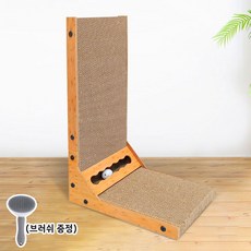 테넷 고양이 대형 L자 수직 스크래쳐 양면용, 1개