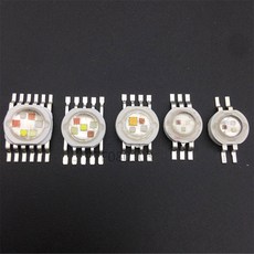 광원 /10/12 RGB LED 8 4/ 비즈 무대 RGBWW 6 핀 18W 다채로운 50 3W RGBWYV 고출력 칩 / 개 몰딩 RGBWY, 10Pin RGBWY, 10 Pieces, 1개
