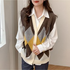 루즈핏조끼