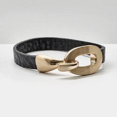 D102 패션 네로 소가죽 팔찌