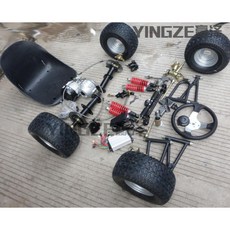 고카트diy키트 전동 4륜 세트 조립 DIY 휠 만들기 소형 프레임 48V 500W, 48V500W(바퀴 + 컨트롤러 제외), 48V500W 스무스 타이어+시트, 1개