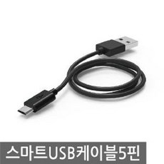 충전기선 스마트 휴대폰티비연결 케이블 USB 고속 폰 티비연결 5핀 핸드폰 유선미러링 가정 충전선 차량 멀티충전 모바일 고속충전 핸드폰모니터연결 차량용 충전기, FA 릿츠 DL-907 USB 스마트 케이블 5핀