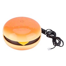[독일] 742252 Emulational Hamburger Telephone Wired landline telephone Voice Frequency dial Flash, 단일상품