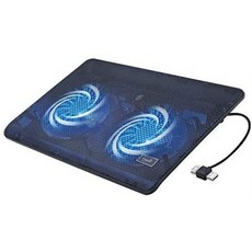 E-books C5 Quiet 7 Inch - 14 Inch Laptop Cooling Cooler Pad Stand Holder Two 125mm Turbine Fans Du, One Color_One Size, One Color, 상세 설명 참조0