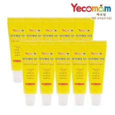 예꼬맘 주니어 소형 치약 15g 3단계 10개입 불소, 10개