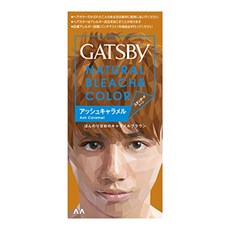 GATSBY (개츠비) 내츄럴 블리치 칼라 (의약 부외품) 하이톤 아쿠아 실버 1개 (x 1), 표준음개, 애쉬 카라멜