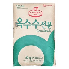 대상 쉐프원 옥수수전분, 1개, 20kg