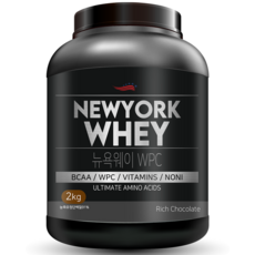 뉴욕웨이 wpc 33회분량 초코맛 1kg 유청단백질보충제 아이솔레이트, 1개