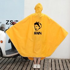 레인코트 오토바이 예쁜 우비 판쵸 스쿠터 귀여운 여성 라이딩 망토