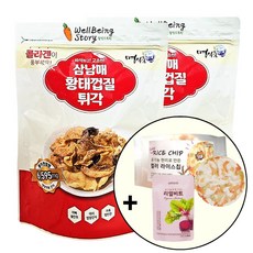 삼남매 바삭 황태껍질튀각 부각 명식품 80g, 2개