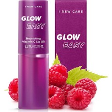 I DEW CARE 글로우 이지 비타민 C Tinted Lip Oil 글로스 조조바 씨드오일 코리안 스킨케어 비건 잔혹함-프리 글루텐프리, 1, 단일옵션