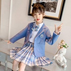 코스프레 일본 학생 교복 JK 여아 jk 유니폼 치마 정장 아동 춘추복 초등학생
