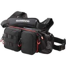 일본 시마노 SHIMANO 낚시 보조가방 숄더백 에기수납 BS-032S, 블랙, 블랙