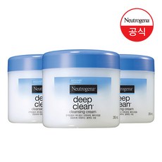 뉴트로지나 딥 클린 클렌징 크림, 285ml, 3개