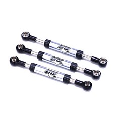 1PCS TRX4 1 / 10 스티어링로드 SCX10 D90 조정 가능한 스티어링로드 시뮬레이션 원격 제어 클라이밍 카|부품 & 액세서리|, 단일, 1개, 80-86MM