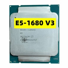 22NM 3.20GHz E5-1680V3 프로세서 CPU 20M 코어 140W 1680 1680V3 V3 E5 8 제온 LGA2011-3 E5