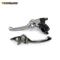 먼지 140CC 브레이크 160CC 후면 접이식 자전거 클러치 50CC 레버 110CC 블랙 오토바이 ATV 200CC 크롬 쿼드 125CC 세트, CHROME