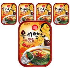 샘표 우리엄마 깻잎 매콤한맛, 70g, 85개