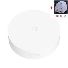 Xiaomi-Mijia 스마트 멀티 모드 게이트웨이 직비 (ZigBee) WIFI 블루투스 메쉬 허브 다기능 Mi 홈 앱으로, ADD AU Plug_CHINA, ADD AU Plug