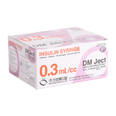 신창 인슐린주사기 100개입 Insulin Syringe 당뇨주사기 3시 이전주문건, 1세트