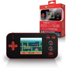 마이 아케이드 게이머 브이 레트로 게임기 220개 미니 휴대용 게임 오락실 비디오 My Arcade Gamer V Portable, Red