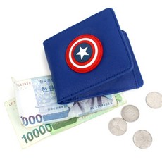 마이블레스 마블지갑 초등 남아 아동 지갑(MV0431) 캡틴스탠다드반지갑Captain Standard Wallet