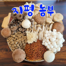 [지평농부] 버섯전골샤브&구이용 모듬세트, 전골샤브모듬세트