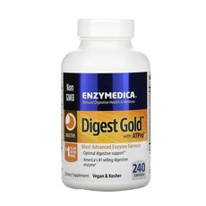 Enzymedica ATPro 첨가 Digest Gold 캡슐 240정, 1개, 240개