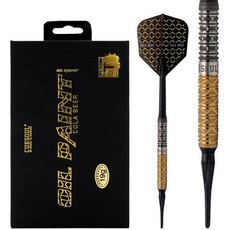 CUESOUL Soft tip 90% tungsten dart set with oil p, 19g, Cola beer