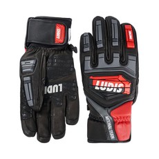 루디스 국가대표 알파인 스키 보드 레이싱 오지 방한 가죽 장갑 LGM471GA 블랙 (남여공용), 선택완료