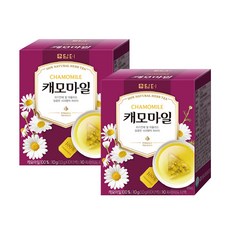 담터 캐모마일 10T x 2개 / 북카페 스터디카페 사무실 탕비실 허브차 음료, 10g, 10개입