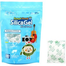 퓨어화이트 실리카겔 30g-20p 식품등급/보관식품 면도기 전기제품 원단 및 액세서리/짐백 또는 신발/충전식 건조제/습기 흡수제