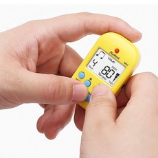미니 메트로놈 소형 디지털 박자기 휴대용 피아노연습, 화이트