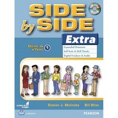 Side by Side Extra 1 Book & Etext with CD [With CD (Audio)] Paperback, Pearson Education ESL