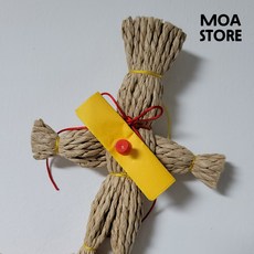 모아상회 부두 지푸라기 주술 제웅 부적 저주인형, 선택1.저주인형(브라운)