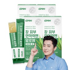 GNM 장 피부 면역력엔 알로에 / 먹는 알로에겔 이뮨 젤리스틱 장건강 피부건강 면역력증진, 300g, 4개