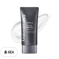 씨앤피 옴므랩 유브이컷 마일드 선크림 SPF 50+ PA++++, 50ml, 6개