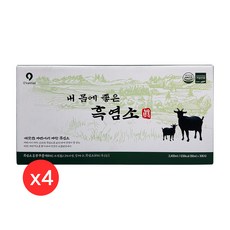 옻가네 국산 내몸에 좋은 흑염소 진액, 2L, 4개