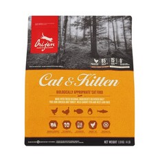 오리젠 캣앤키튼 1.8kg 간식증정 / 프리미엄 고양이 사료