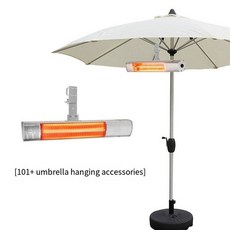 삿갓난로 파티오히터 AC110-240V 1500W 전기 난방 요소 PTC 히터 벽 마운트 거실 야외 차고 룸 파티오 따뜻, 04 umbrella hanging_04 AU