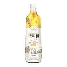 쁘띠첼 미초 파인애플 식초, 900ml, 4개