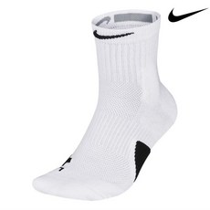 NIKE 나이키 1P 양말 SX7625 100 엘리트 미드 양말, s_sn_sx7625100/28