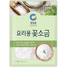 청정원 요리용 꽃소금, 1kg, 7개