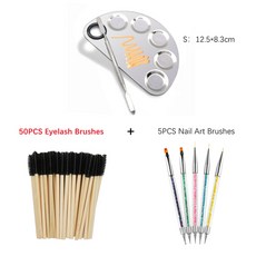 메이크업스파츌라미니믹싱팔레트세트