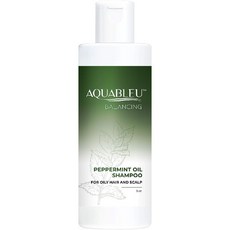 Aquableu 아쿠아블루 페퍼민트 오일 샴푸 지성 두피용 두피 청정 비듬 예방 236ml, 1개, 303g