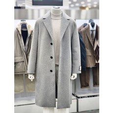 앤드지 울 캐시미어 블렌드 핸드메이드 싱글 코트 BZD4CG1101 LIGHT GRAY