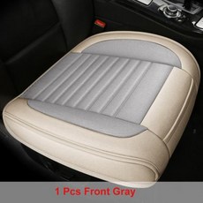 사계절 일반 카시트 보호 통기성 자동차 시트 커버 볼보 C30 S40 S60L V40 V60 XC60 포르쉐 카이엔 마칸, 3) 1 Pcs Front Gray, 1개