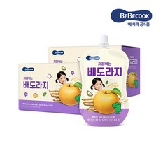 베베쿡 처음 먹는 배도라지 2박스 100ml x 40팩, 80개