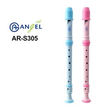 리코더 엔젤AR-S305 소프라노리코더 교육용, 바로크식 블루, 1개